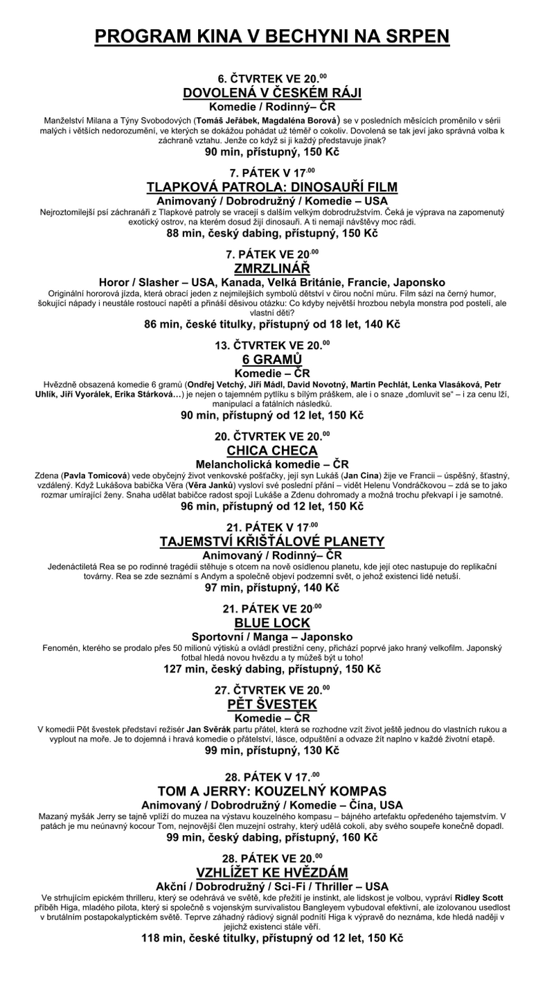 Program kina